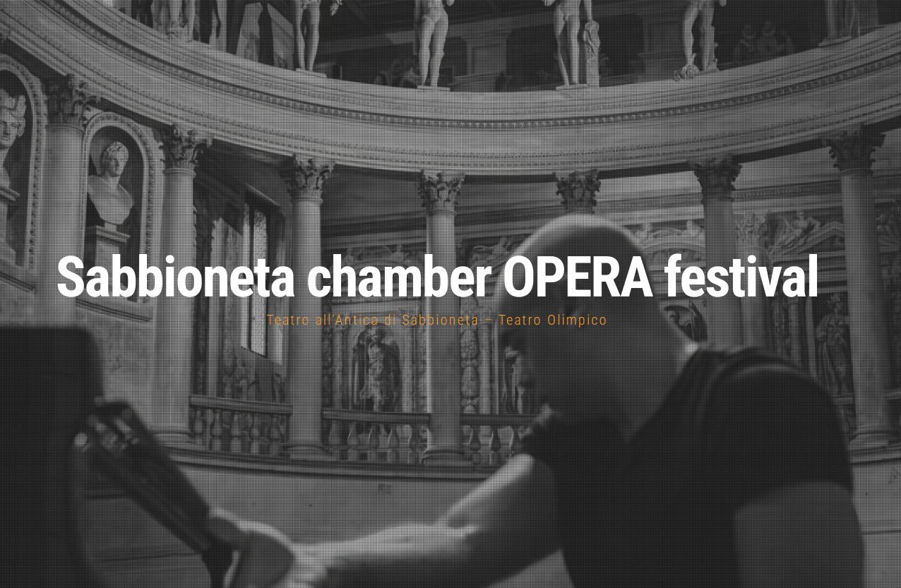 Locandina Chamber Opera Festival